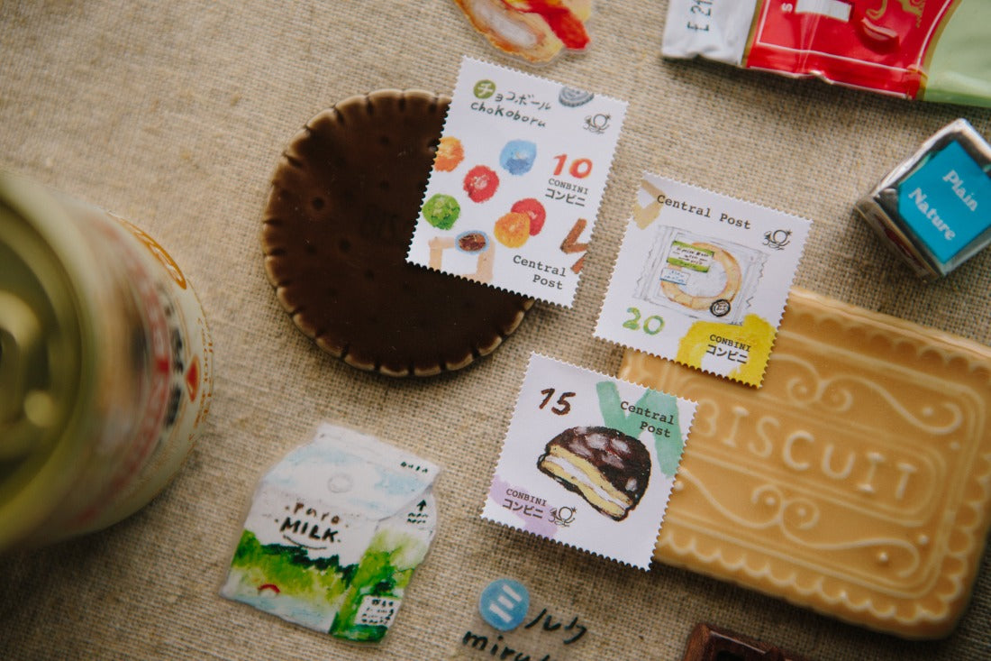 OURS Studio Stamp Sticker Sheet - Convenience Store