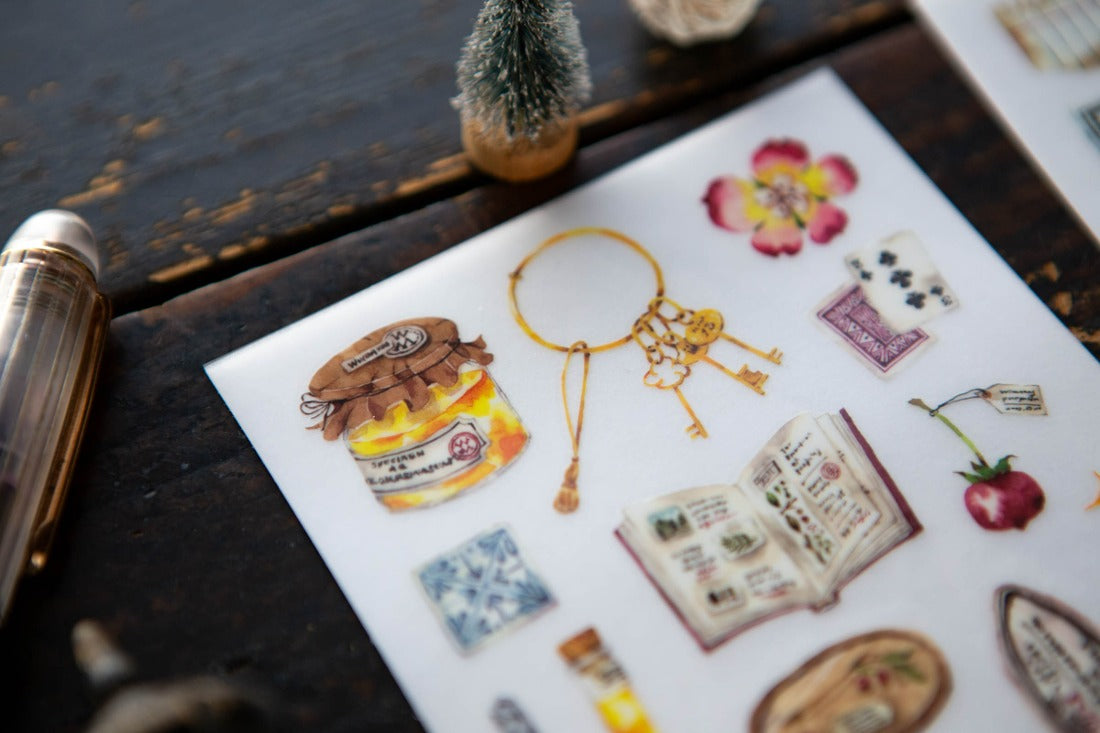 OURS Transfer Sticker Sheet - Desk Of Botanist