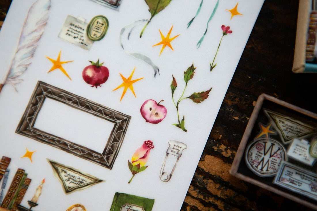 OURS Transfer Sticker Sheet - Desk Of Botanist