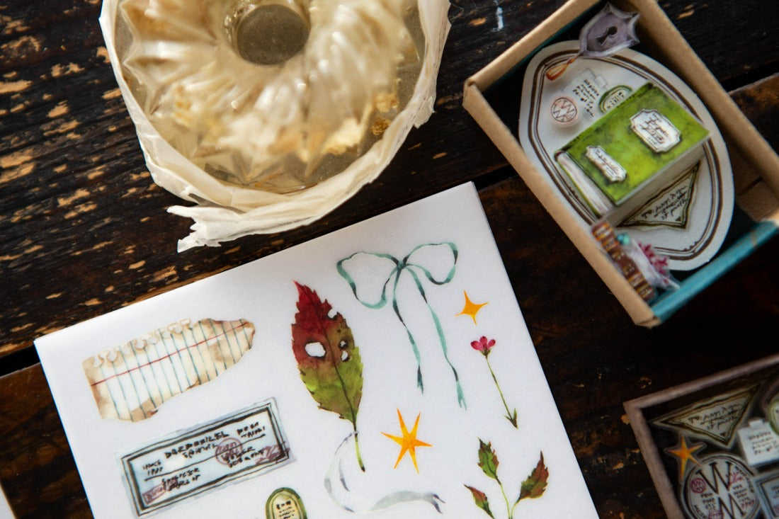 OURS Transfer Sticker Sheet - Desk Of Botanist