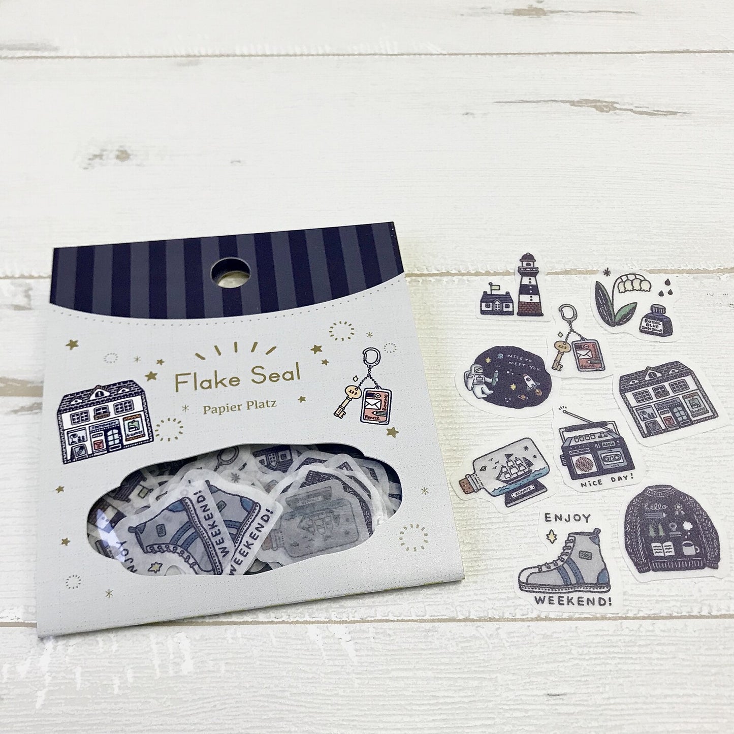 Papier Platz x Eric Small Things Flake Stickers - Nice Day