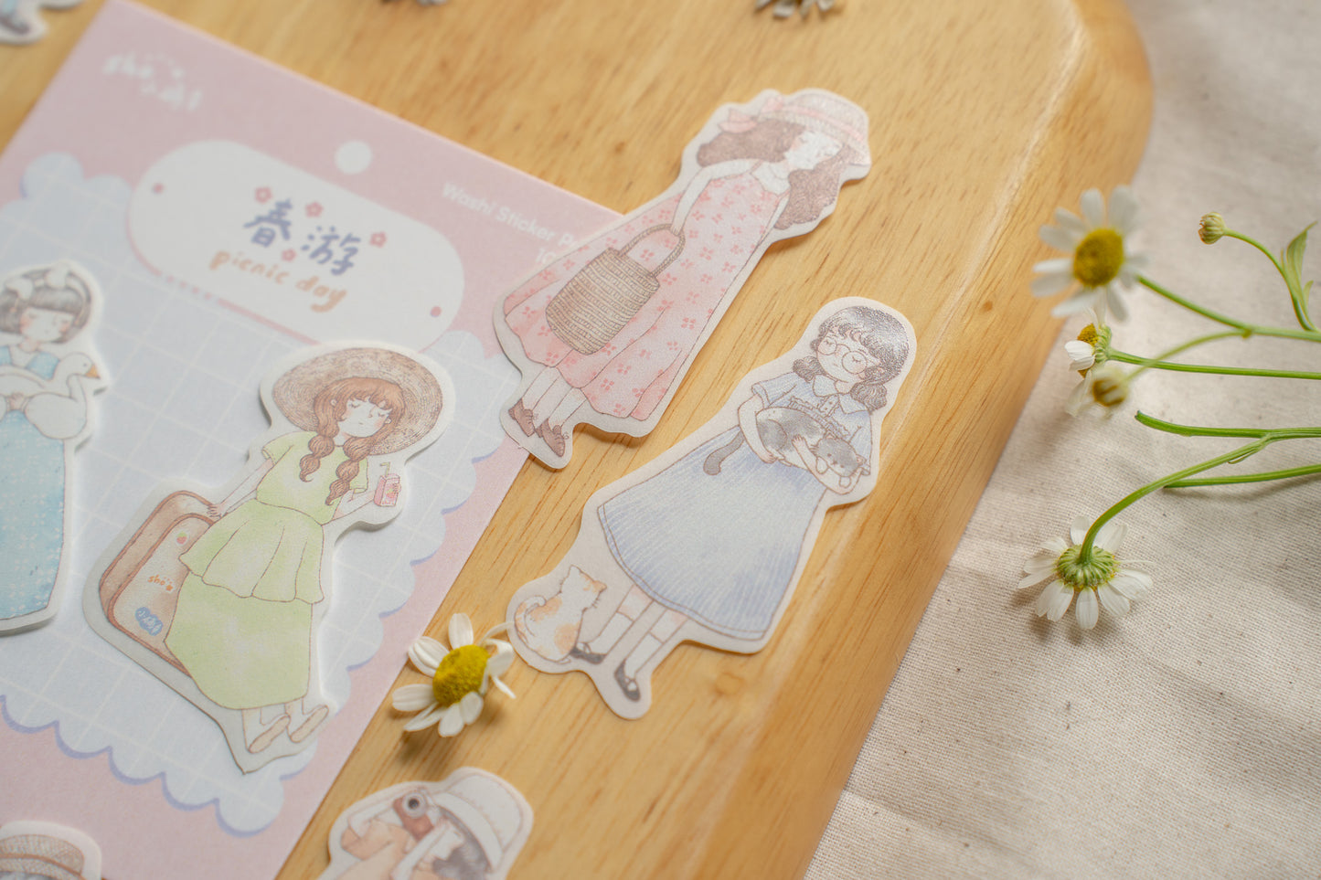 Sho Little Happiness Flake Stickers - Picnic Day