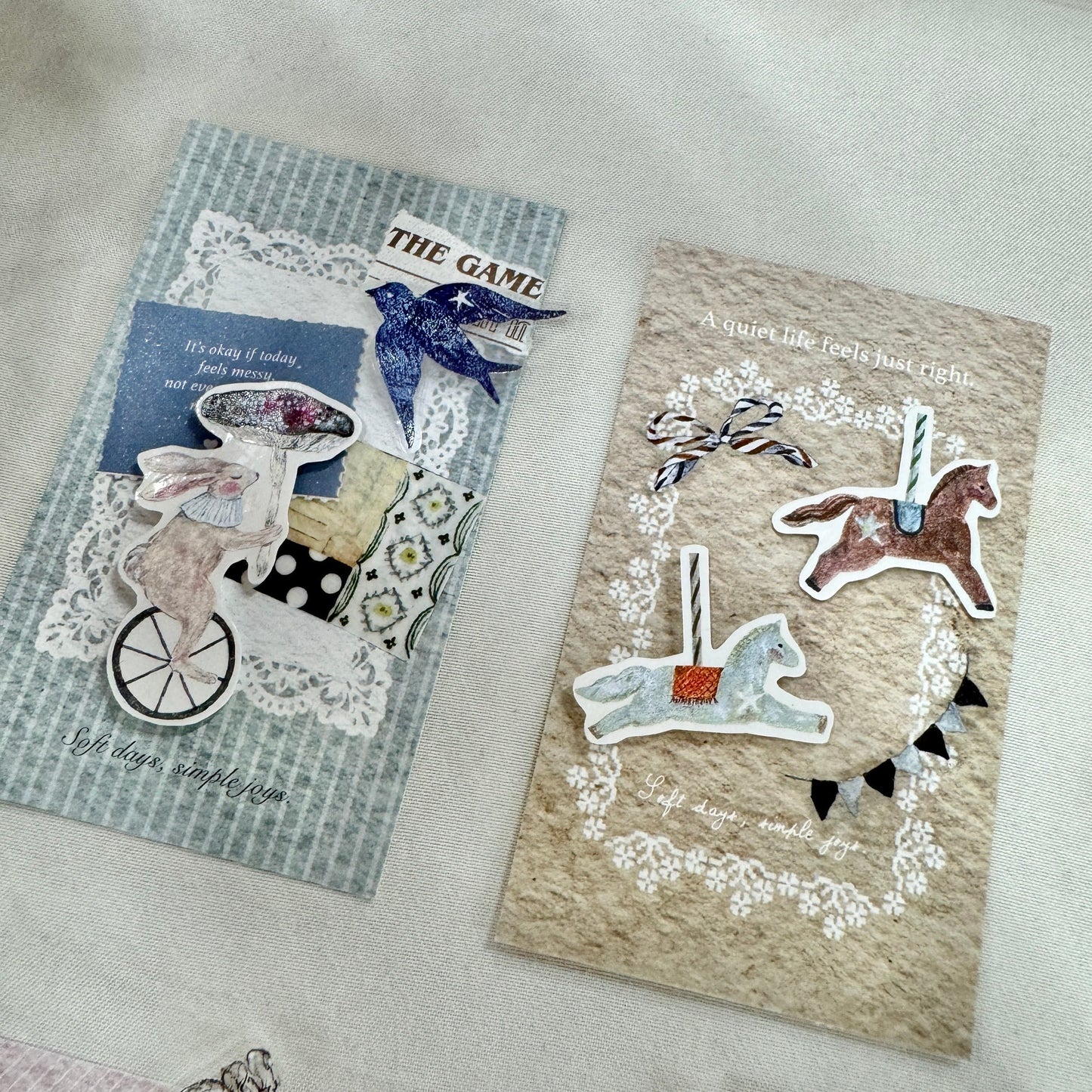 Pion Memo Cards - Lace Frame