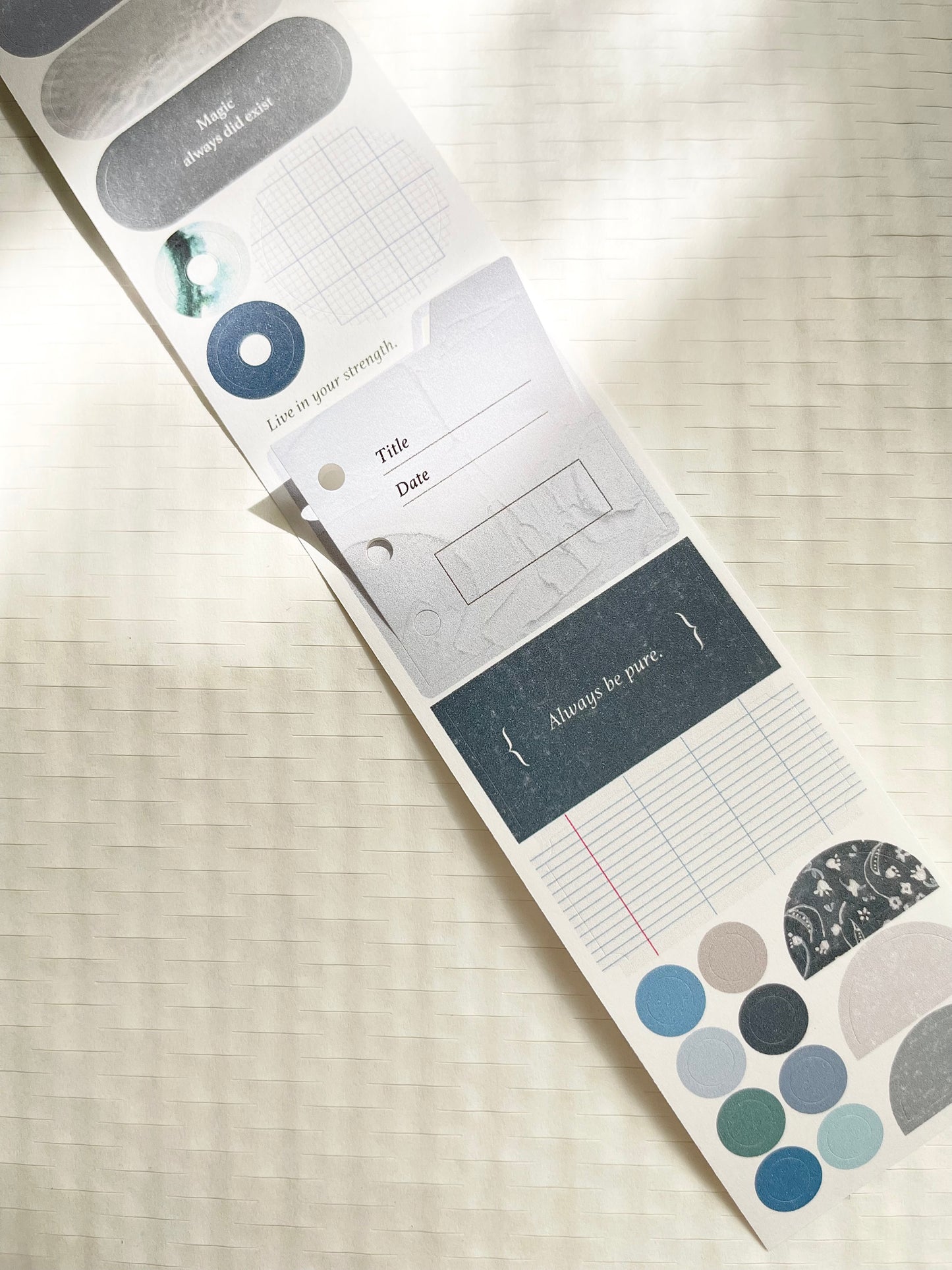 Pion Paper Tape (Kiss Cut) - Sticky Note