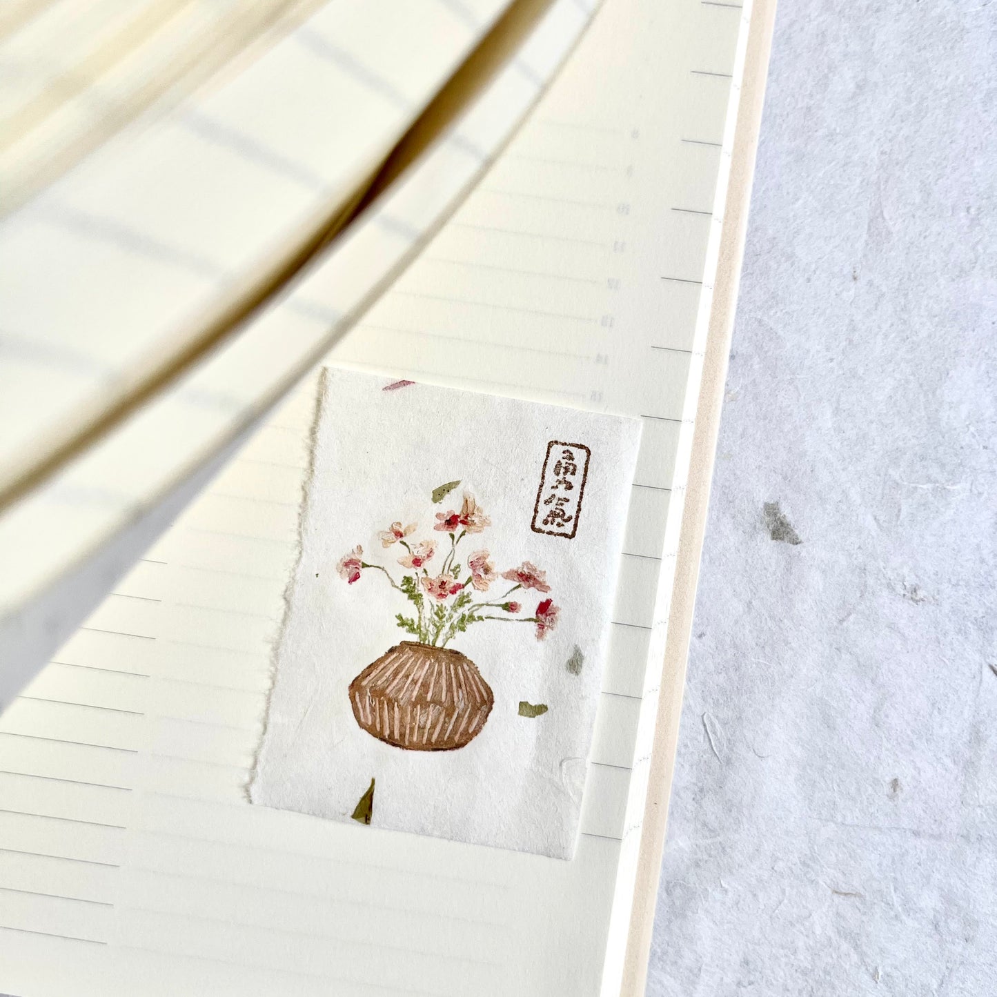 Pion Transfer Sticker Sheet - Floral