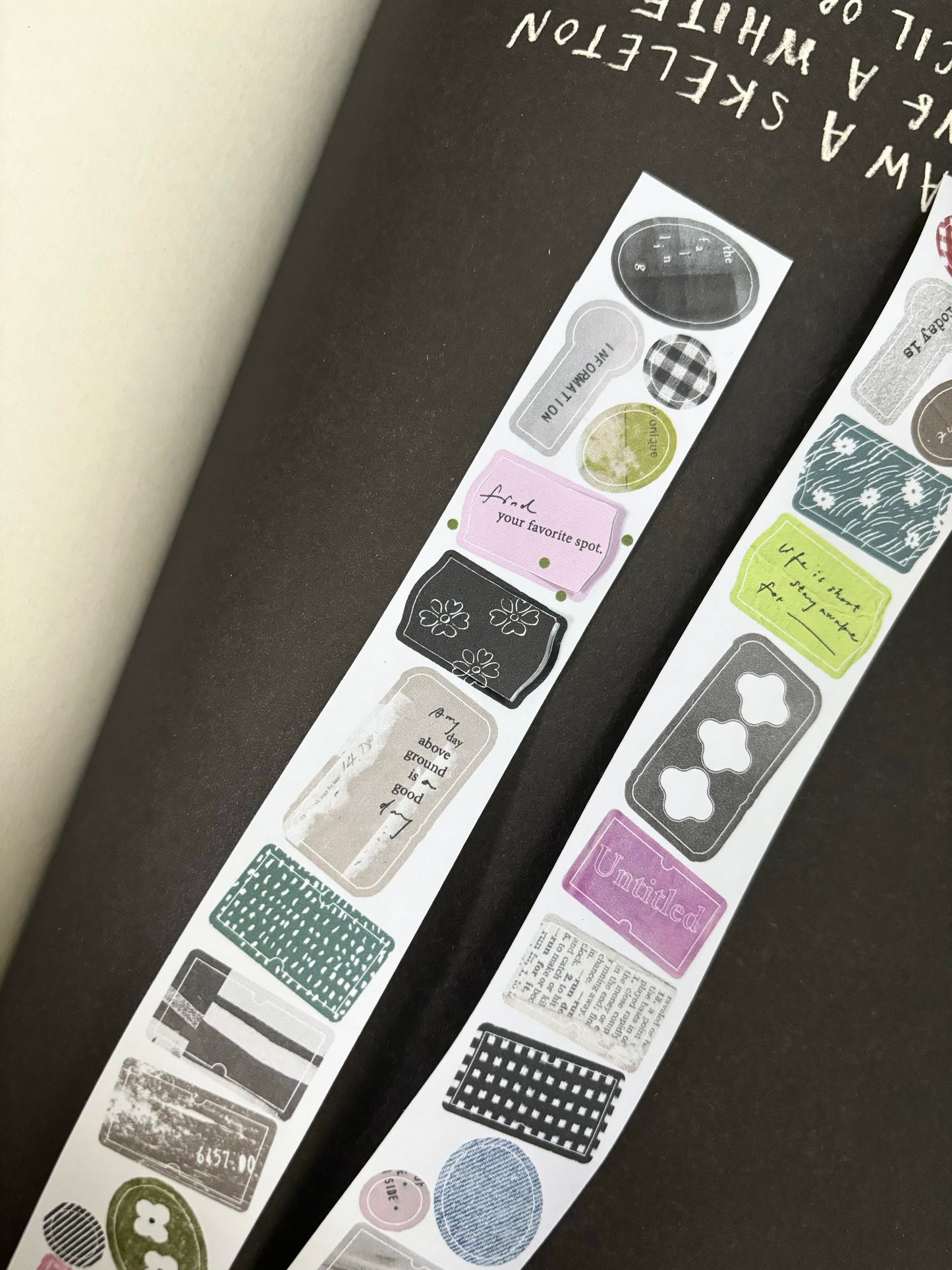 Pion Kiss-Cut Washi Tape - Label