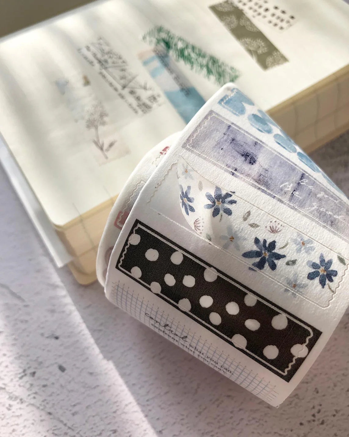 Pion Kiss-Cut Washi Tape - Paragraph