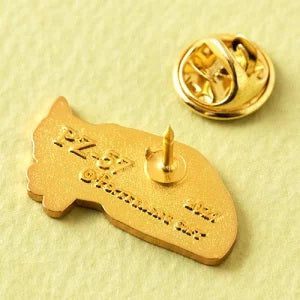 Pottering Cat Enamel Pin - Shoulder Bag