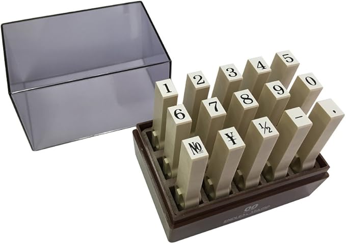 Sanby Endless Stamp Numbers Set in the container
