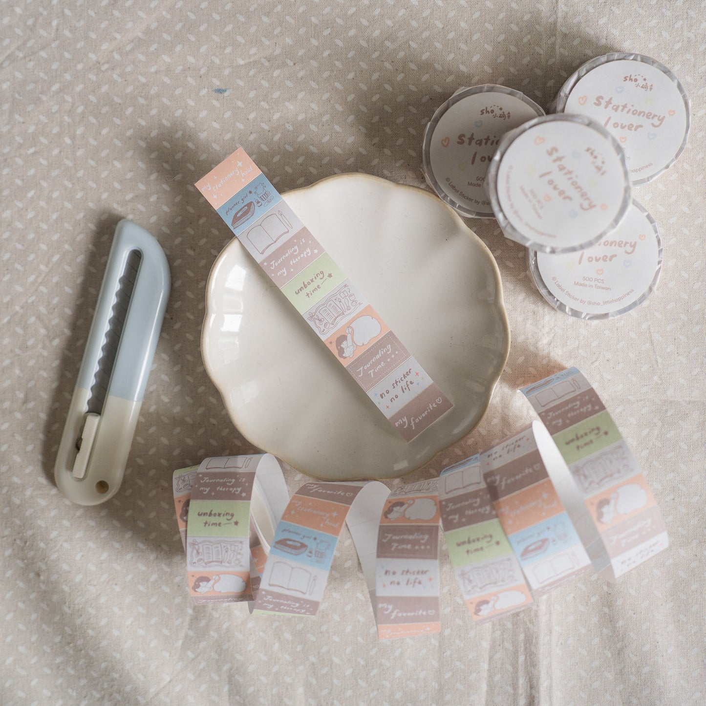 Sho Little Happiness Label Stickers - Stationery Lover