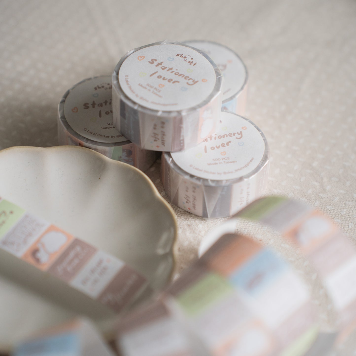 Sho Little Happiness Label Stickers - Stationery Lover