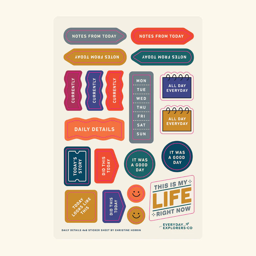 Everyday Explorers Co. Sticker Bundle - Books & More