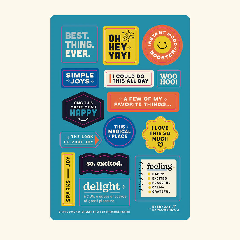 Everyday Explorers Co. Sticker Bundle - Books & More