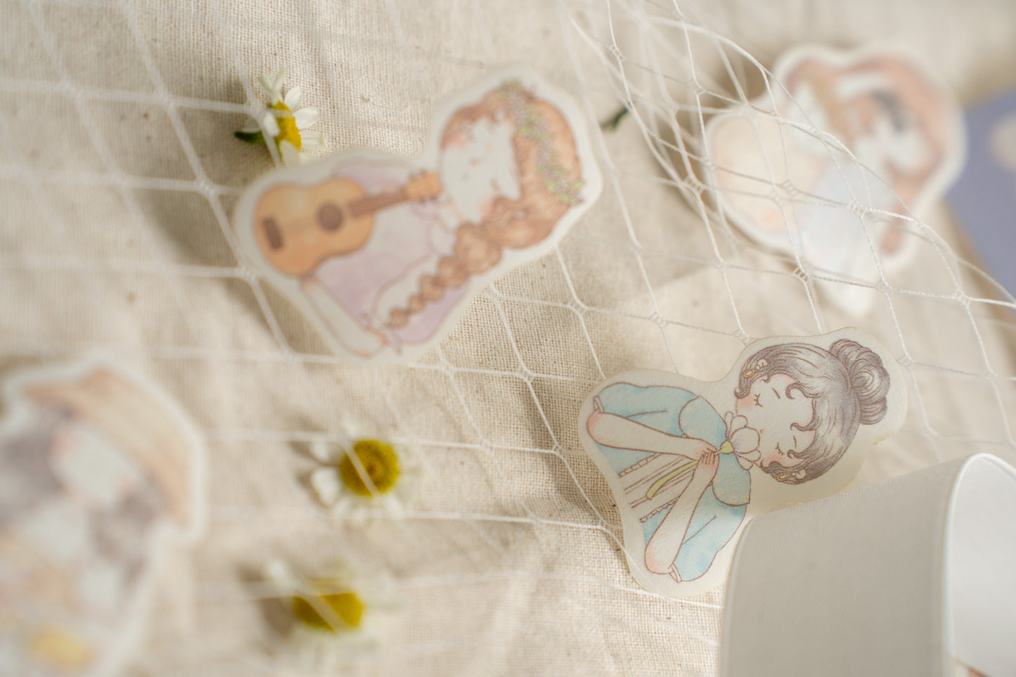 Sho Little Happiness Flake Stickers - Summer Blues