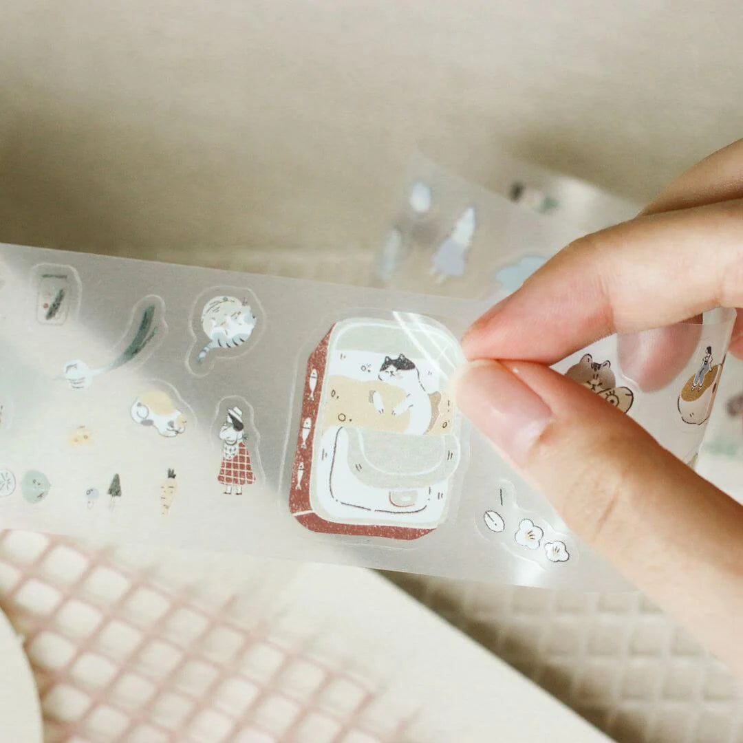 TeaYou Kiss-Cut PET Tape - Uchi No Neko (My Home Cat) (Loop)