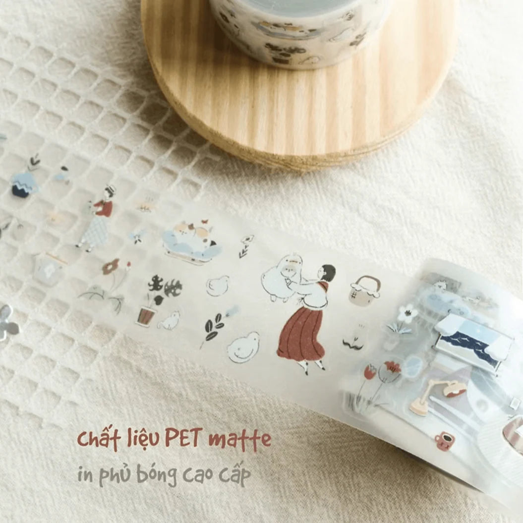 TeaYou Kiss-Cut PET Tape - Uchi No Neko (My Home Cat) (Loop)