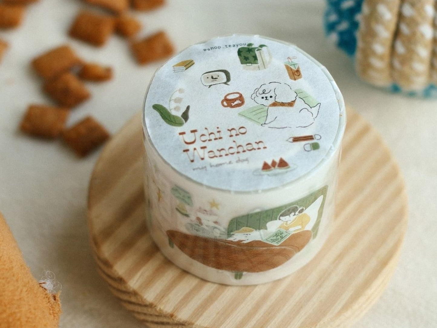 TeaYou Kiss-Cut PET Tape - Uchi No Wanchan (My Home Dog) (Loop)