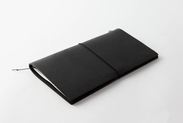 Traveler's Notebook Leather Cover Starter Set - Regular - Black
