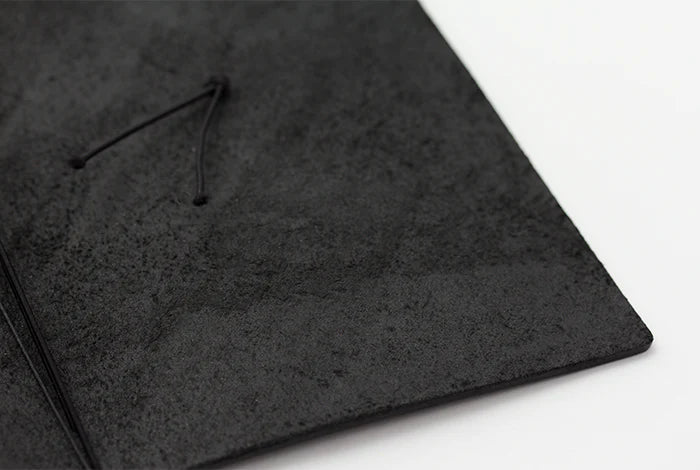 Traveler's Notebook Leather Cover Starter Set - Regular - Black