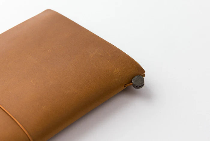 Traveler's Notebook Leather Cover Starter Set - Regular - Camel
