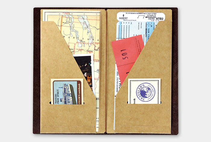 Traveler's Notebook Regular Refill 020 - Kraft Paper Folder
