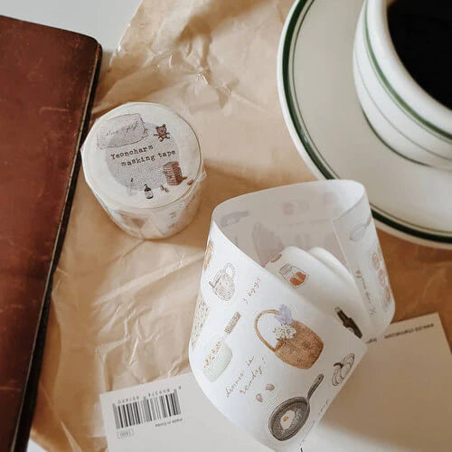 Yeoncharm Kiss-Cut Washi Tape - Comfy Home (Loop)