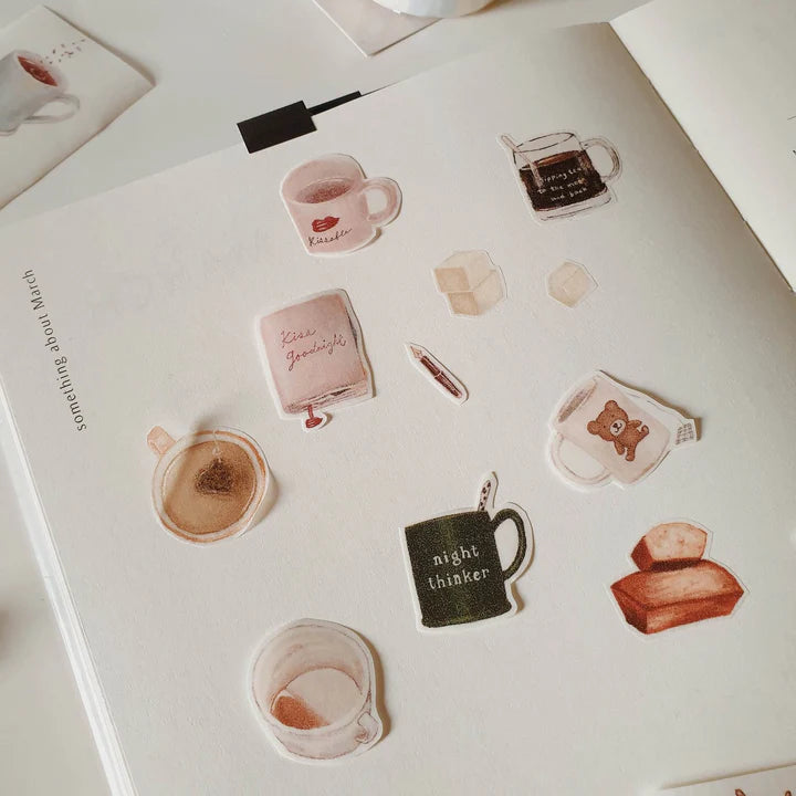 Yeoncharm Washi Tape - Midnight Tea Party (Loop)