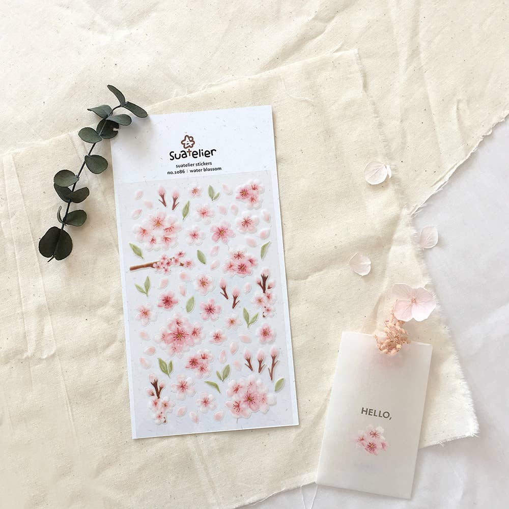Suatelier Sticker Sheet - Water Blossom