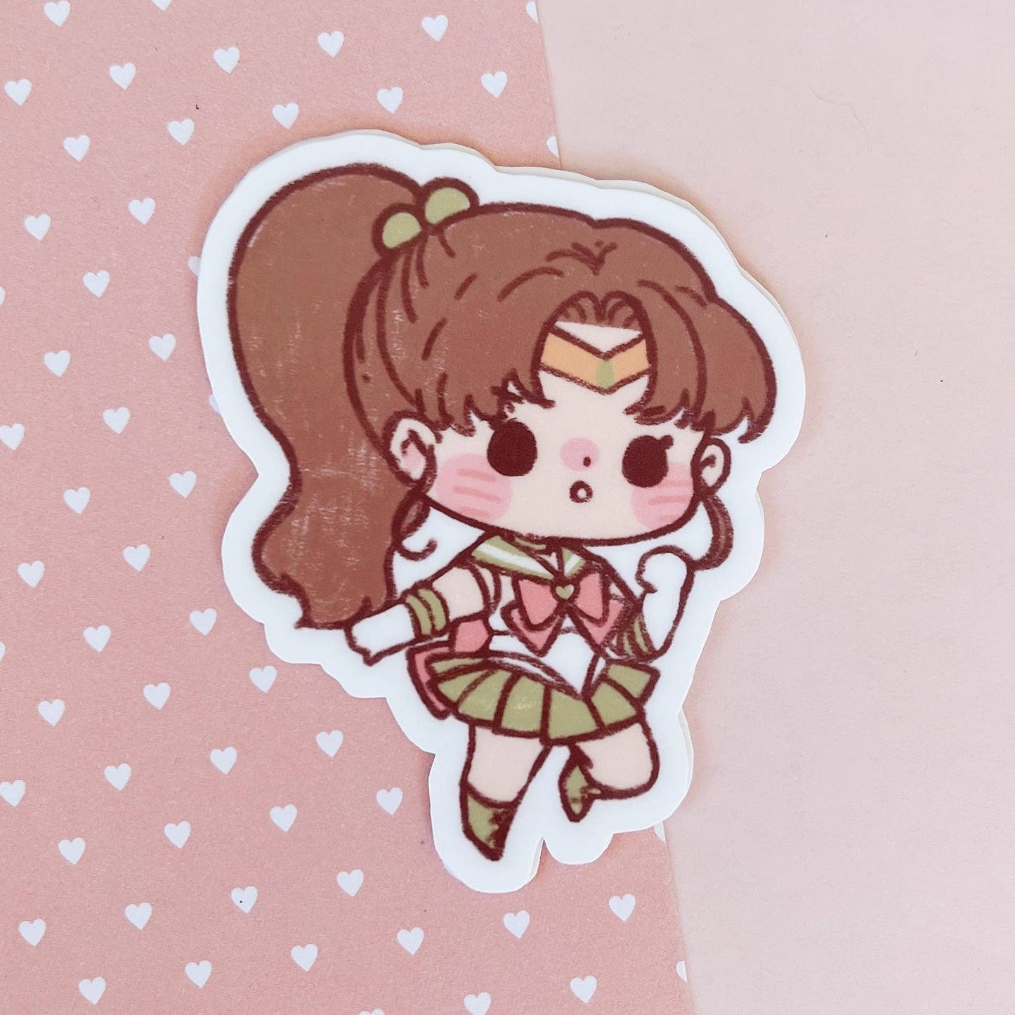 Cherry Rabbit Vinyl Die Cut Sticker - Sailormoon Series: Sailor Jupiter Sticker