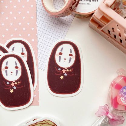 Cherry Rabbit Vinyl Die Cut Sticker - Studio Ghibli: No Face