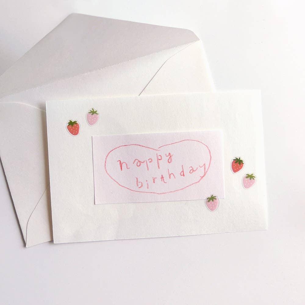 Suatelier Sticker Sheet - Deco 20 (Strawberries)