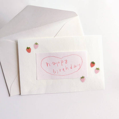 Suatelier Sticker Sheet - Deco 20 (Strawberries)