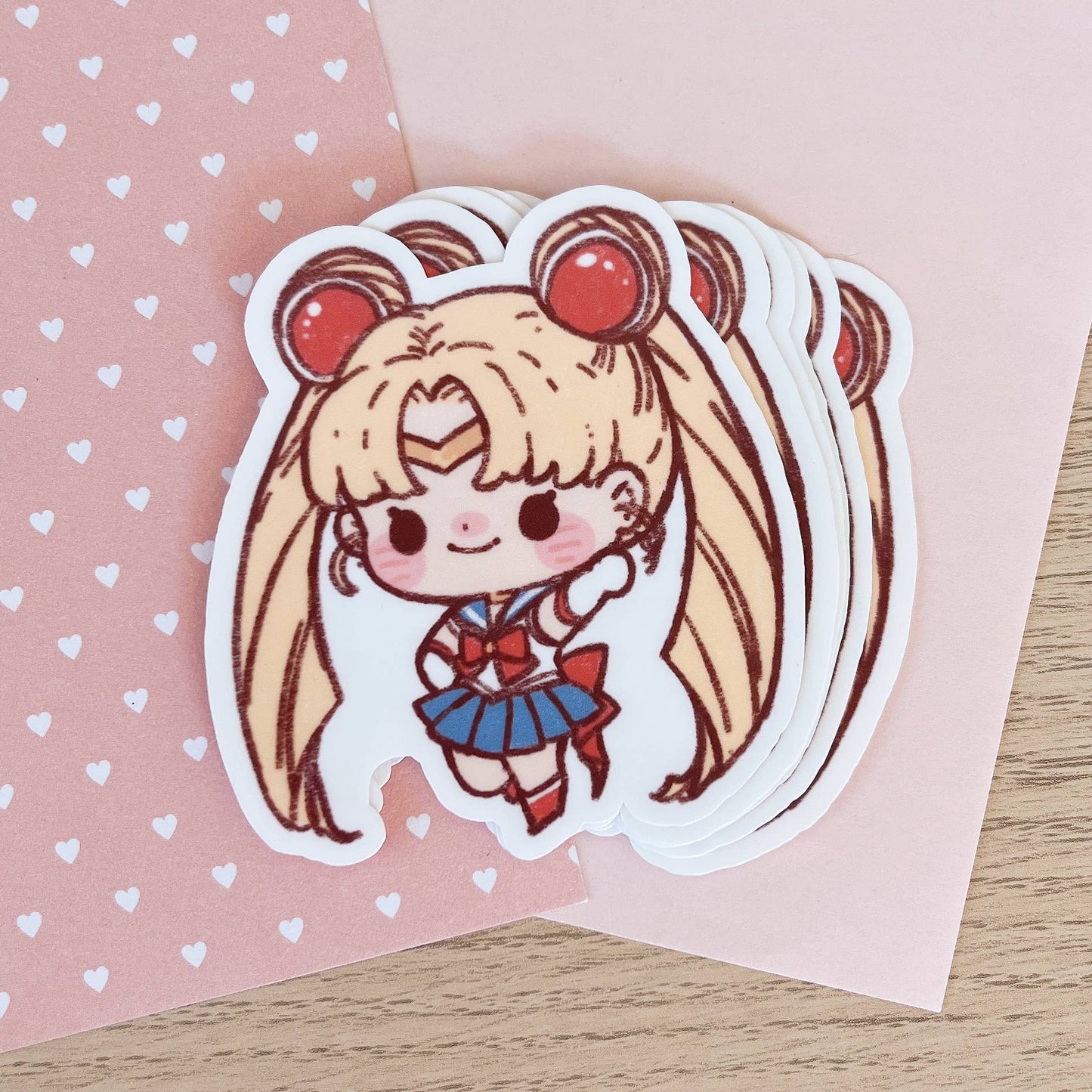 Cherry Rabbit Vinyl Die Cut Sticker - Sailormoon Series: Sailormoon
