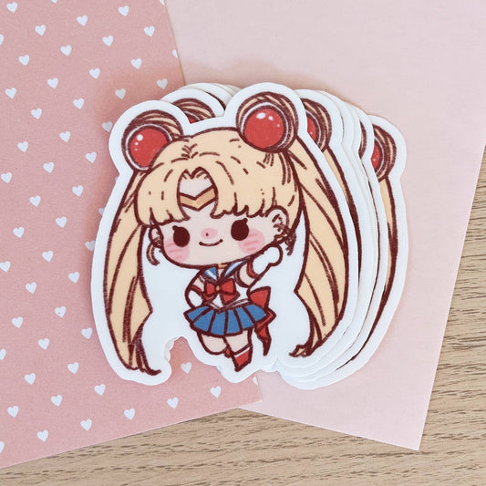 Cherry Rabbit Vinyl Die Cut Sticker - Sailormoon Series: Sailormoon