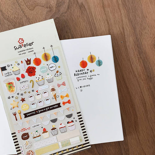 Suatelier Sticker Sheet - Sweets
