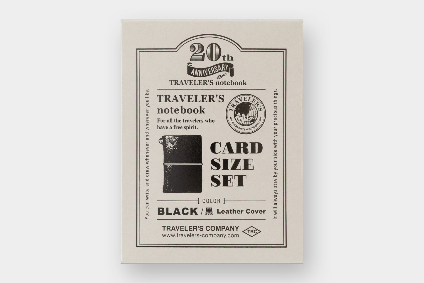 Traveler's Company 20th Anniversary Limited Set - Card Size - Brown