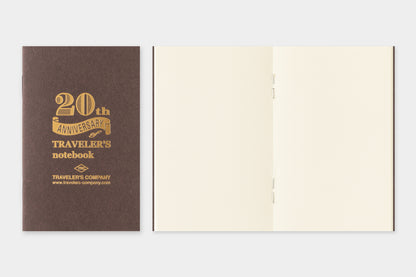 Traveler's Company 20th Anniversary Limited Set - Card Size - Brown
