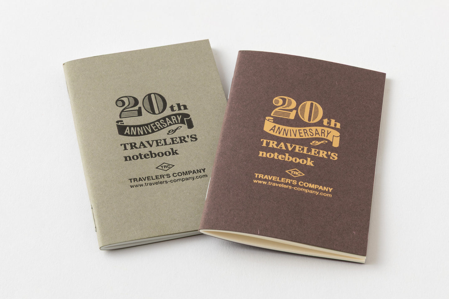 Traveler's Company 20th Anniversary Limited Set - Card Size - Brown