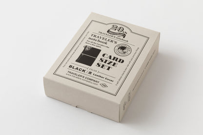 Traveler's Company 20th Anniversary Limited Set - Card Size - Black
