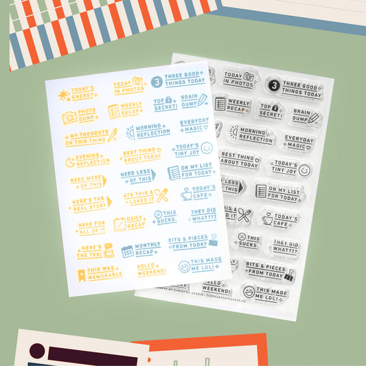 Everyday Explorers Co. Clear Stamps - 29 More Prompts