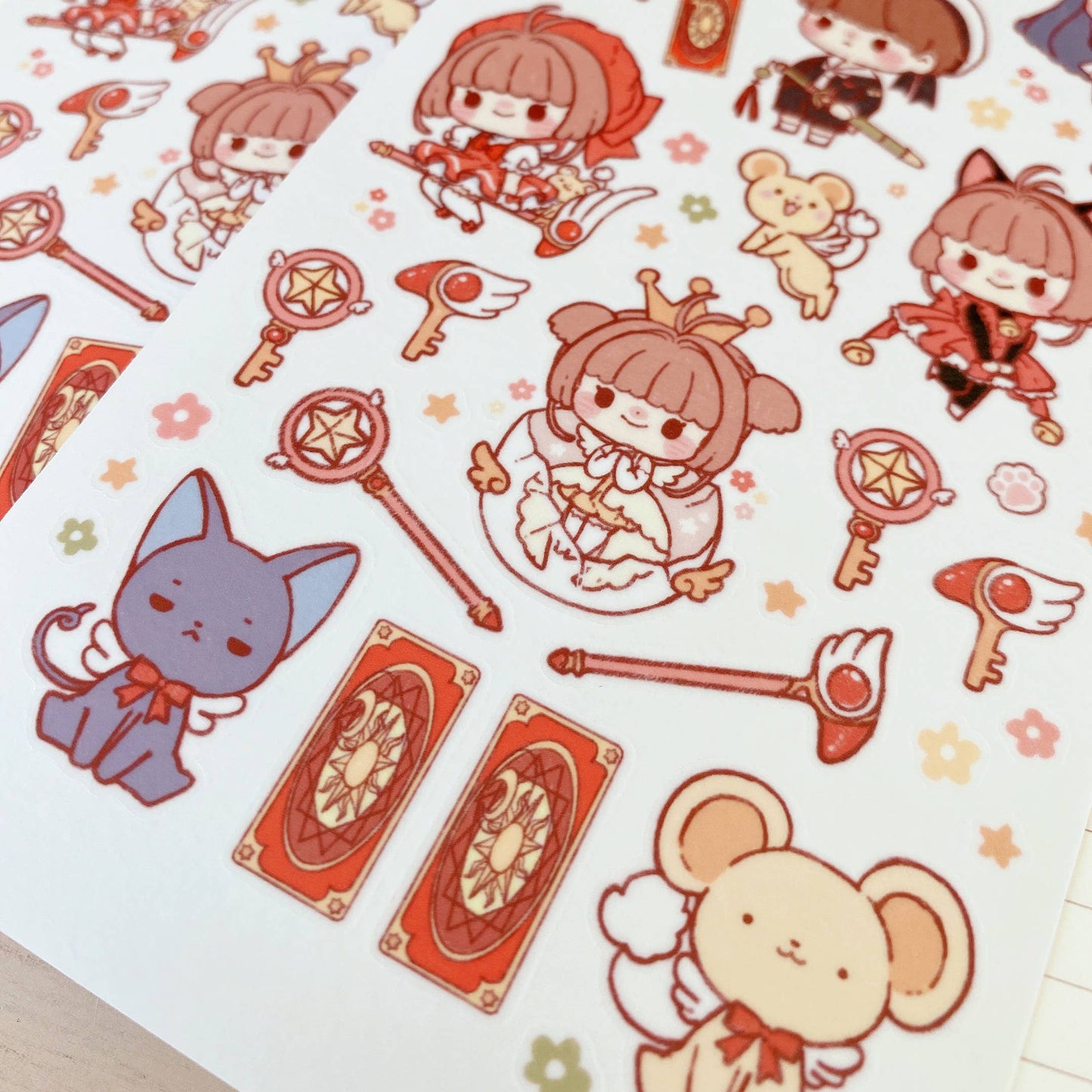 Cherry Rabbit Sticker Sheet - Cardcaptor Sakura
