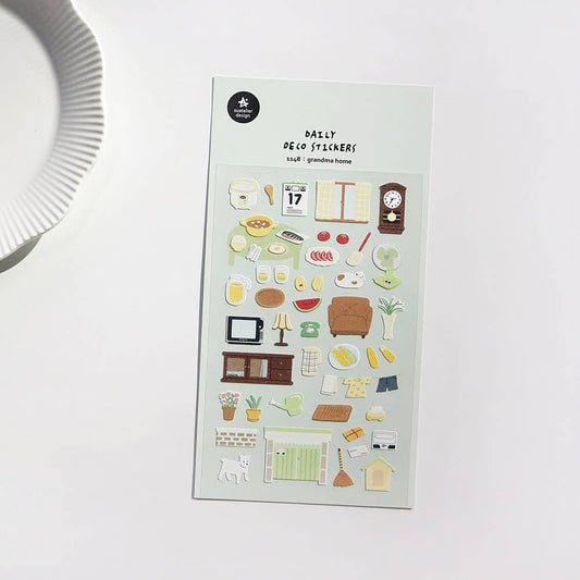 Suatelier Sticker Sheet - Grandma Home