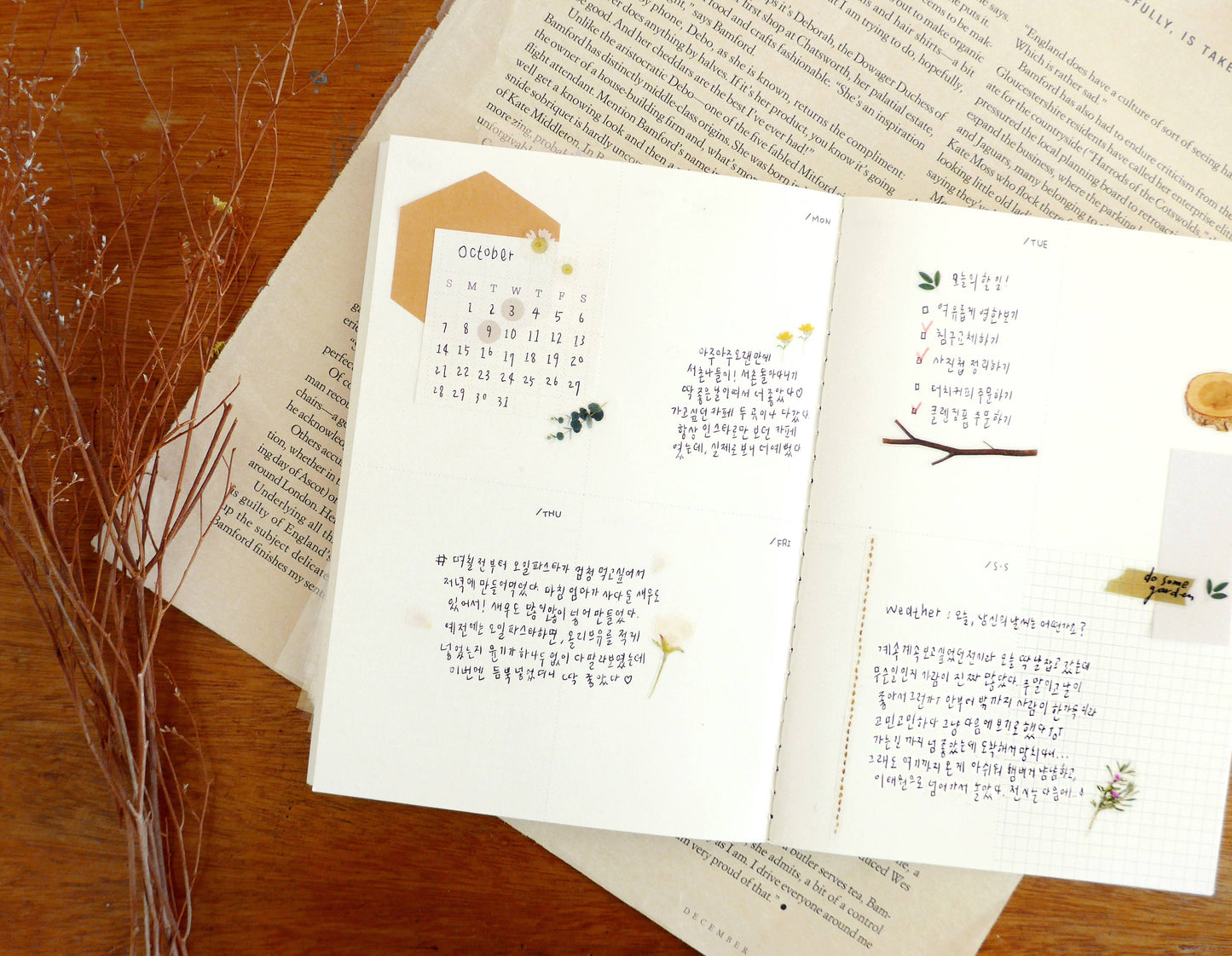 Suatelier Sticker Sheet - Flower Letter