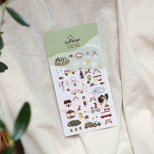 Suatelier Sticker Sheet - Village