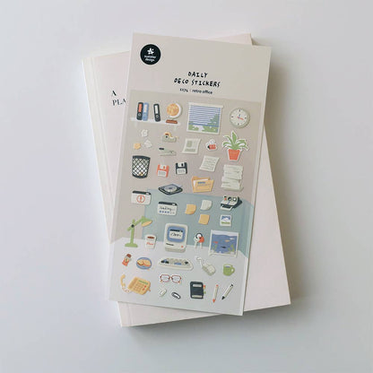 Suatelier Sticker Sheet - Retro Office