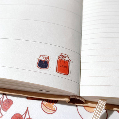 Cherry Rabbit Sticker Sheet - Breakfast
