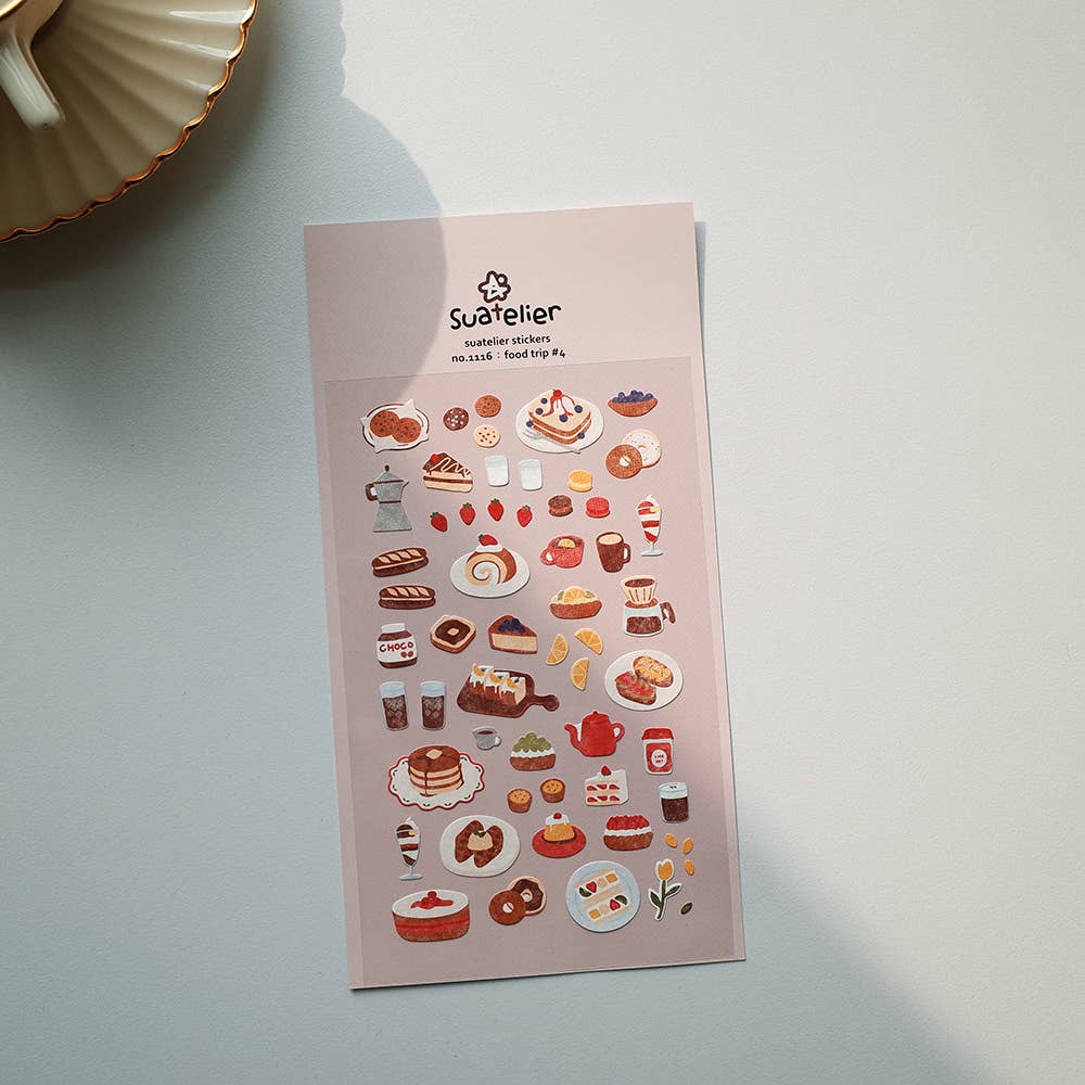 Suatelier Sticker Sheet - Food Trip #4
