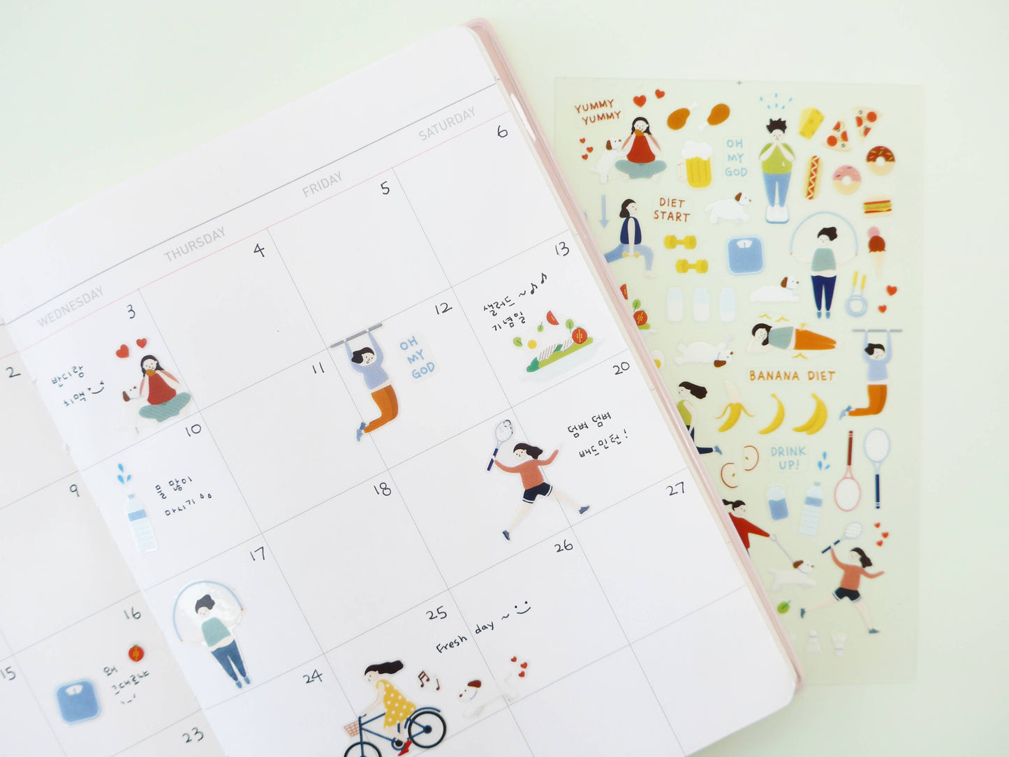 Suatelier Sticker Sheet - Diet