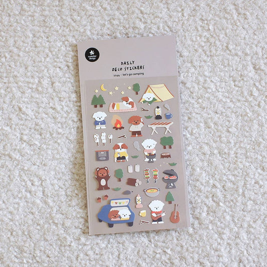Suatelier Sticker Sheet - Let's Go Camping