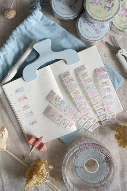 Sho Little Happiness x Artsy Jadey Label Stickers - Angry Besties